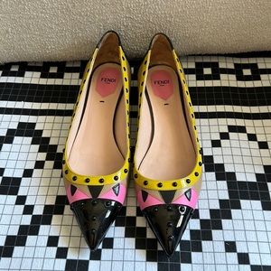 Authentic Fendi flats size 40
